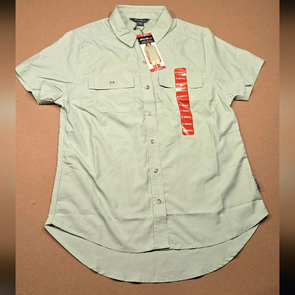 NWT Eddie Bauer Short Sleeve Adventure Shirt - Picture 1 of 7